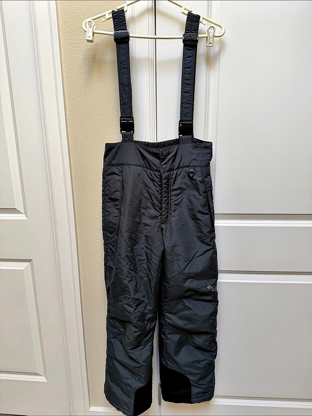 Columbia Youth Bugaboo / Snowslope Insulated Bib Snow Pants Dark Gray